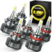 AUXITO Y13 9005 H11 High Beam LED Headlight Low Bulbs For 2007-2018 Toyota Camry (for: Chevrolet)