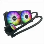 Seasonic DS-240B ARGB Black AIO Liquid CPU Cooler 240mm Radiator