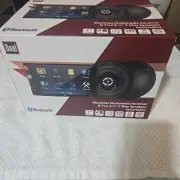 DUAL Double Din Car Stereo, Mechless Receiver with Backup Camera - Bluetooth (G)