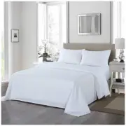 Royal Comfort 1200 Thread Count Ultrasoft Double Sheet Set White