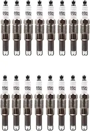 8Pcs Compatible with Motorcraft SP546 Spark Plugs SP-546 PZK14F Compatible with F150 F250 Glow Plug(16pcs)