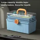 Dustproof Pill Container Three-layer Storage Box Three Layer Capacity