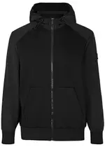 Boss Hooded Panelled Jersey Jacket - Black - L L