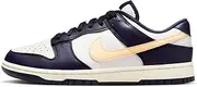 [Nike] Dunk Low Retro Men's Shoes (FV8106-181, Sail/Coconut Milk/Purple Ink/Melon Tint)