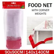 Foldable Food Cover Christmas Food Net Mesh Fly Wasp Net Kitchen Screen Tent AU