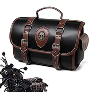 Motorcycle Tail Bag, Motorcycle Storage Bag, Side Frame Guard Bag, Vintage Design Motorcycles Accessories for Back Seat, Side Frame and Elé Scooter