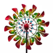 78" Multicolor Metal Wind Spinner