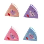 Makeup Puff Holder Silicone Powder Puff Carrying Case Triangle Makeup Puff Case