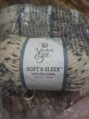 Yarn Bee Soft & Sleek 2 Skeins Oatmeal 186 Yards