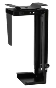Cpu Under Desk Mount Bracket Computer Tower Wall And Under Counter Holder 360 De