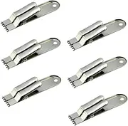Toyvian 6Pcs Worm Hook Clips Durable Fishing Bait Catcher Practical Worm Catching Clamp Fishing Accessory for Enthusiasts Easy to Use Clean