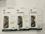 Lot Of 3 Zagg Apple iPhone 15 Pro Eco-ShieldScreen Protector