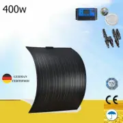 400W Flexible Solar Panel Kit 12V Mono Caravan Camping Power Battery +Controller