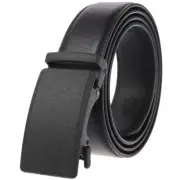 Classic Men's Cow Leather Belt Automatic Buckle Belt Suit Waist Strap Gift Jeans