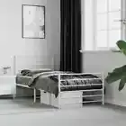 Steel Bed Frame Mattress Base Platform Metal Slats and Legs Bedroom Furniture