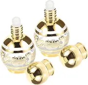 FOYTOKI Ml Essential Oil Roller Bottles Pack Glass Perfume Bottles Refillable Travel Size for Aromatherapy