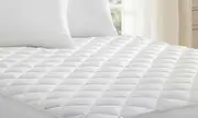 Quilted 100% Cotton Waterproof Fully Fitted Microfibre Mattress Protector Anti Allergy All Bed Sizes