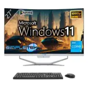 Aio All IN One I3 2.9ghz 27 " Curved 16gb 2tb Win11 PC Computer Fixed _