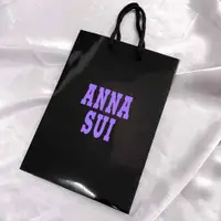 在飛比找蝦皮購物優惠-Anna Sui 安娜蘇 LOGO 黑色紙袋 /手提袋【百貨