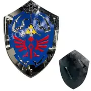 Zelda Steel Hylian Shield 24 Inch Legend of Blue Zelda Inspired Warrior Shield
