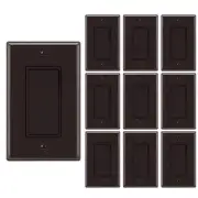 Single Pole Decorator Wall Light Switch, Paddle Rocker Interrupter Residentia...