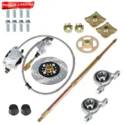 32'' Go Kart Rear Axle Kit Brake Assembly Sprocket Hub Drift Trike High Quality