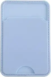 LIGIGWASH Practical Self Adhesive Card Holder for Mobile Phones Stick Cell Phone Wallet for Bus Bank Cards Durable Comfortable Material Fit for iPhone and More