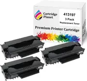 3 Pack Compatible Toner Cartridge for Ricoh 413197 TYPE-SP1000S (4,000 Pages) for Lanier Ricoh Aficio SP 1000SF FAX1140L
