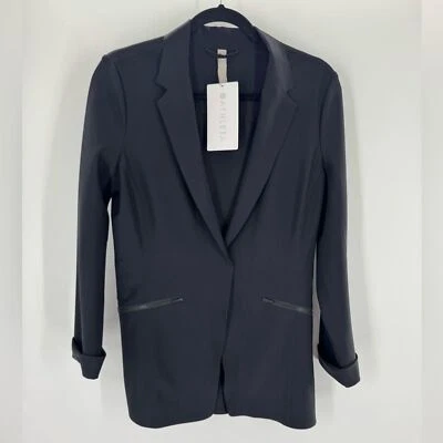 Athleta Women's Interstellar Blazer In Black Size 8 NWT