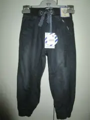 Boys Pumpkin Patch Indigo Wash Pull on Pants with rib waistband Size 4