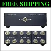 Premium 21-in-12-out Amplifier Speaker Switcher Selector for Audiophiles