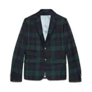 Scottish Mens Black Watch Tartan Jacket for men