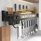 Organizer Shelf Wall-mounted Spice Storage Rack Holder Wall Shovel Storage Sheif