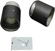 Muffler tip, One Piece Compatible Compatible Compatible For Mini Cooper F54 F55 F56 F57 R60 R61 F60 R55 R56 R57 R58 R59 S JCW Matte Carbon Exhaust Tip TIP Car Accessories(IN 72mm Outlet 95mm)