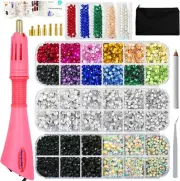 Hotfix Applicator, Hot Fix Rhinestones Setter Applicator Tool, Bedazzle Kit w...