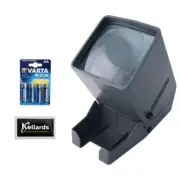 Medalight 35mm LED Negative and Slide Viewer w/ AA Batt & Screen Cleaning Cloth