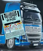 1/14 Tamiya Volvo XL750 4x2 Decal Sheet A 11421895/1421895