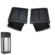 2 Pack Solar Light Replacement Top for Outdoor Fence Light and Wall Light, So...