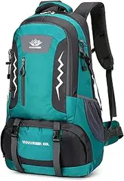 60L Hiking Backpack for Men Women - Water-Resistant Travel Backpack - Lightweight Camping Bag for Outdoor Sports Mountaineering - Foldable Backpack with Multiple Pockets