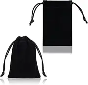 [DTOL] Sungpunet 50 Pieces Wholesale Lot - Black Velvet Cloth Jewelry Pouches/Drawstring Bags 3