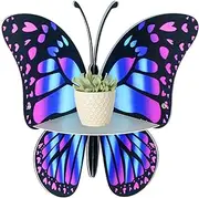 Butterfly Wall Storage Shelf,Children's Room Wall Decoration | Iron Wall-Mounted Small Decorative Shelf Environmentally-Friendly