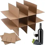 Kichvoe 6PCS Moving Box Dividers Shipping Cardboard Inserts Dividers Shipping Cardboard Box Divider Sheets