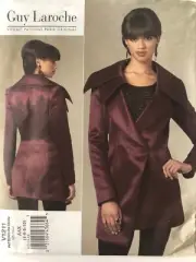 Vogue Sewing Pattern Guy Laroche V1211 Jacket Size 4-6-8-10 AAX UNCUT