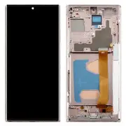 Compatible For Samsung Galaxy Note20 Ultra N985 / 20 Ultra 5G N986 Grade C LCD Screen and Digitizer Assembly + Frame Part (TFT) (W Gold