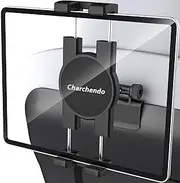 Charchendo Tesla Headrest Tablet Mount Holder, [Insert In 1 Second] Model Y Model 3 Back Seat Travel iPad Holder with Metal Ball Head for iPad Pro 12.9 Air Mini, Galaxy Tab, Fire, Switch, Phone, 4-13"