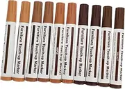 SAFIGLE 10Pcs Furniture Touch Up Markers for Wood Stains and Scratches Easy to Use Repair Pens for Furniture for and Color Matching
