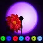 Sunset Sunrise Rainbow Projection Lamp USB Led Night Light Decor Atmosphere lamp