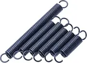 10Pcs 0.8mm Wire Diameter Tension Spring with Open Hook Extension Spring Pullback Spring Outer Dia 6/7/8/10mm Length 20-60mm(20mm,6mm)
