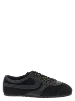[Dries Van Noten] Dries Van Noten-Suede Sneakers Nero-Donna 41