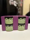 NWT The Bakeshop Set of 4 Frankenstein Halloween Ramekins